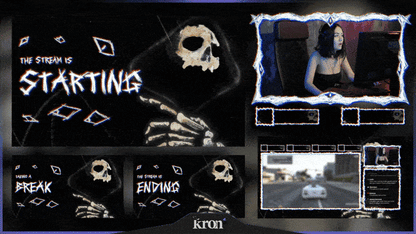 Skull Overlay Animado