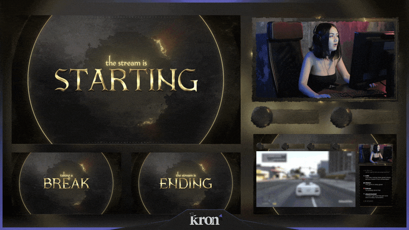 Crimson Stream Overlay