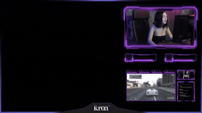 Purple Room Stream Overlay