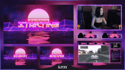 Retro Vibes Stream Overlay
