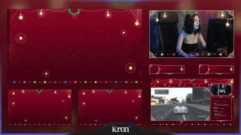 Star Xmas Overlay Animado