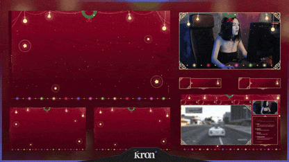 Star Xmas Overlay Animado