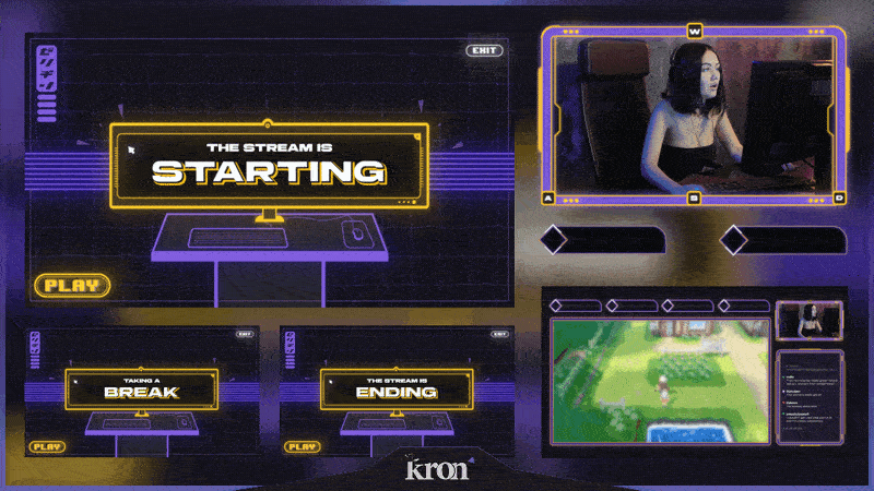 Keyboard Overlay Animado