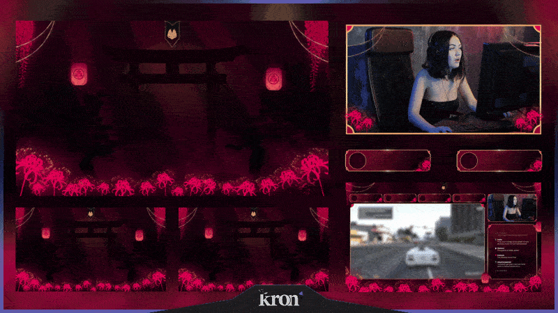 Higanbana Overlay Animado