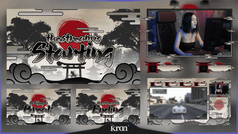 Japanese Spirit Stream Overlay