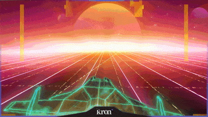 Retro Galaxy Overlay Animado