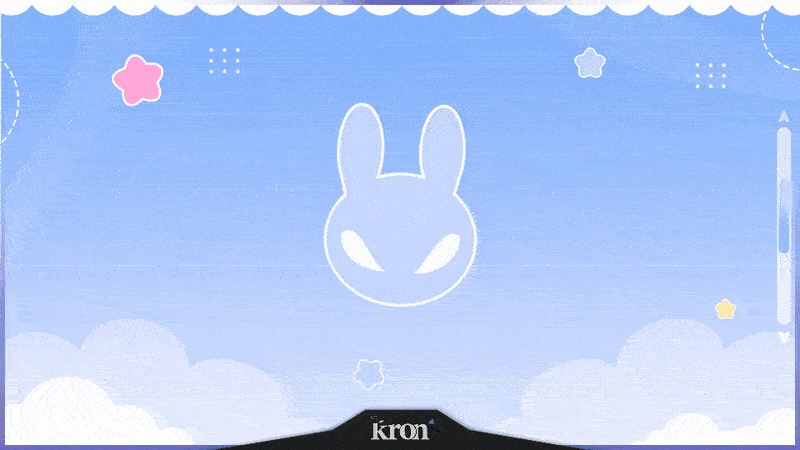 Star Bunny Overlay Animado
