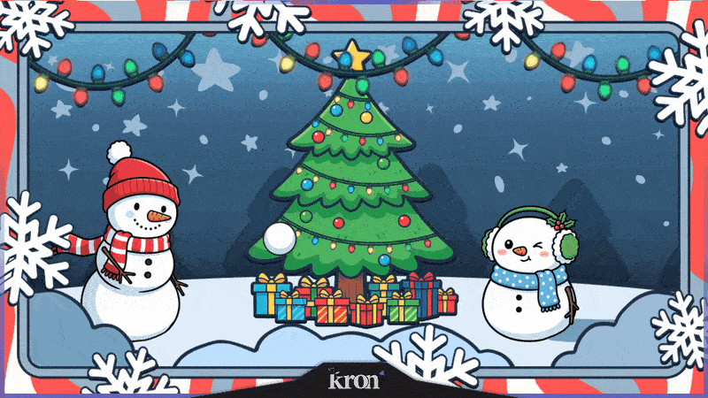 Snowman Christmas Overlay Animado