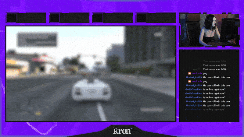 Purple Overlay Animado