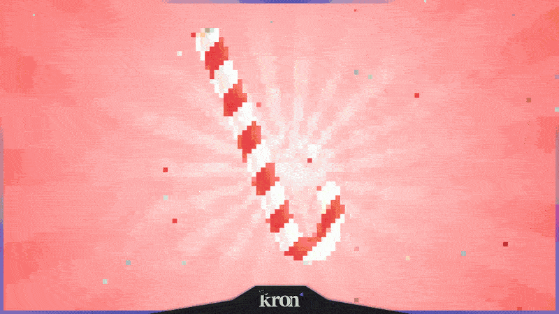 Pixel Christmas Overlay Animado