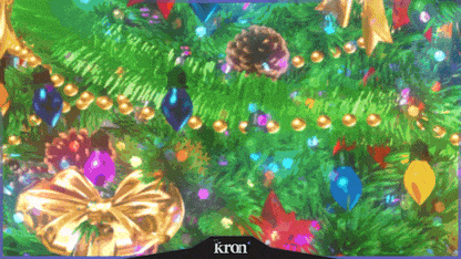 Neon Christmas Overlay Animado