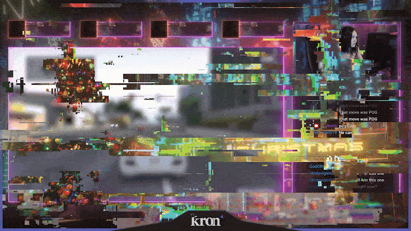 Cyberpunk Christmas Overlay Animado