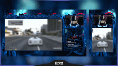 Phonk Knight Stream Overlay