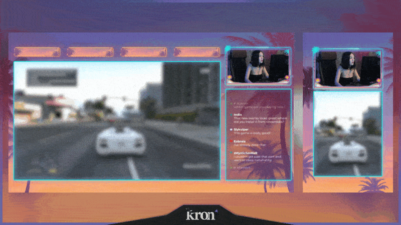 GTA - Miami Vibes Stream Overlay