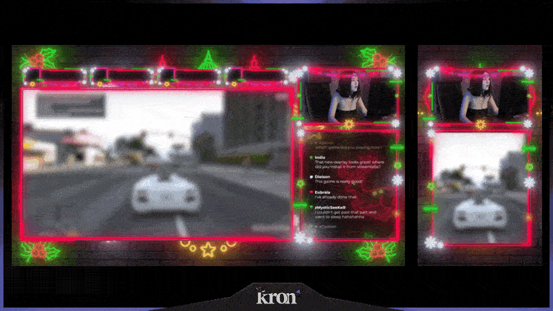 Christmas Wall Overlay Animado