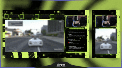Neon Byte Overlay Animado