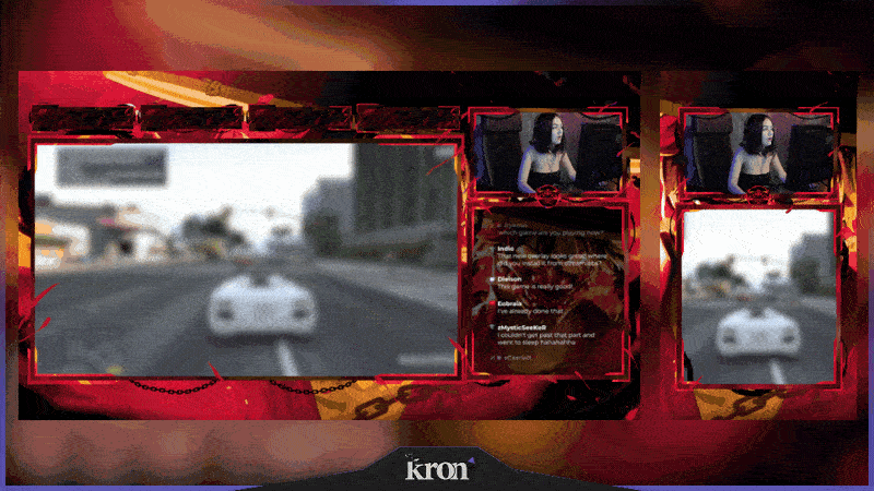 Phonk Oni Overlay Animado