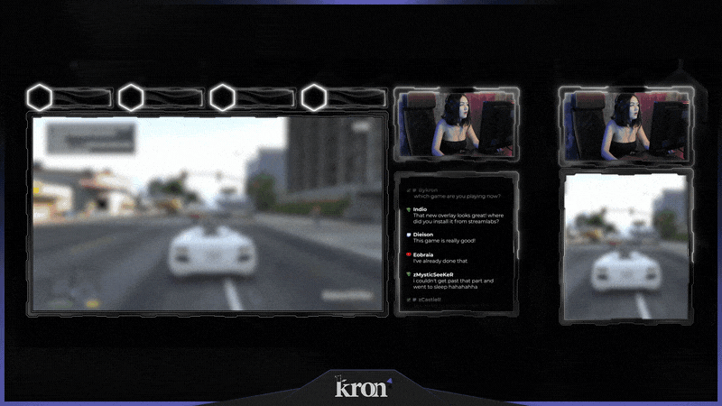 Black Room Stream Overlay