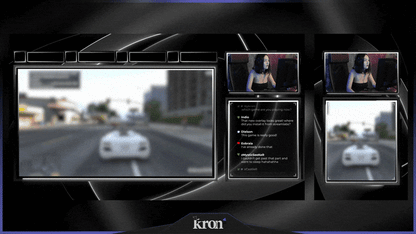 Black Shape Stream Overlay