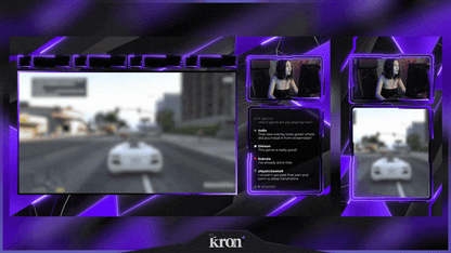 Carbon Purple Stream Overlay