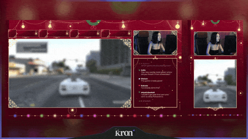 Star Xmas Overlay Animado