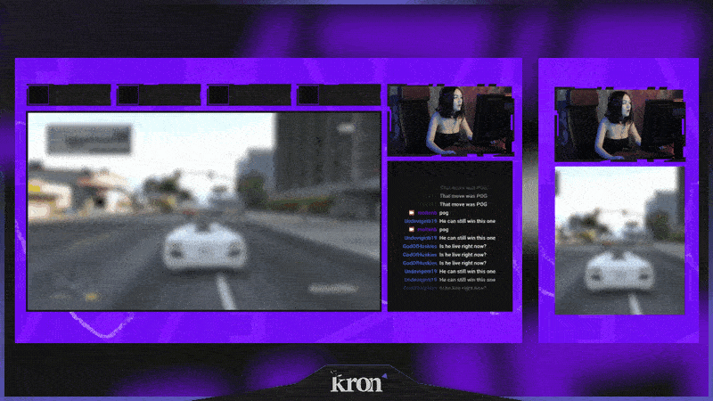 Purple Overlay Animado