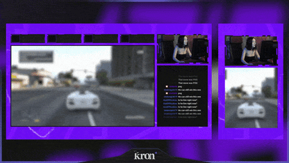 Purple Overlay Animado