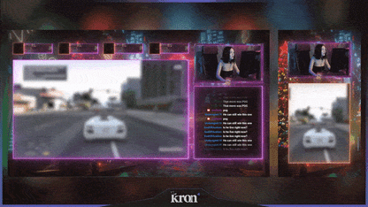 Cyberpunk Christmas Overlay Animado