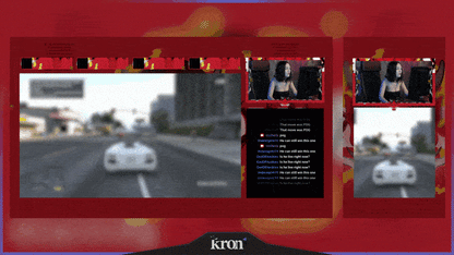 Red Oni Stream Overlay