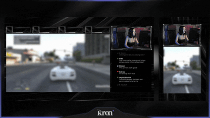 Minimal Black Stream Overlay