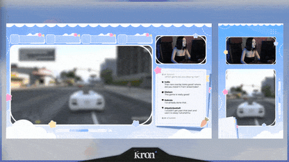 Star Bunny Overlay Animado