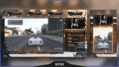 Snowy Coffee Shop Overlay Animado