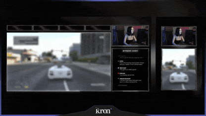 Dark Blur Stream Overlay