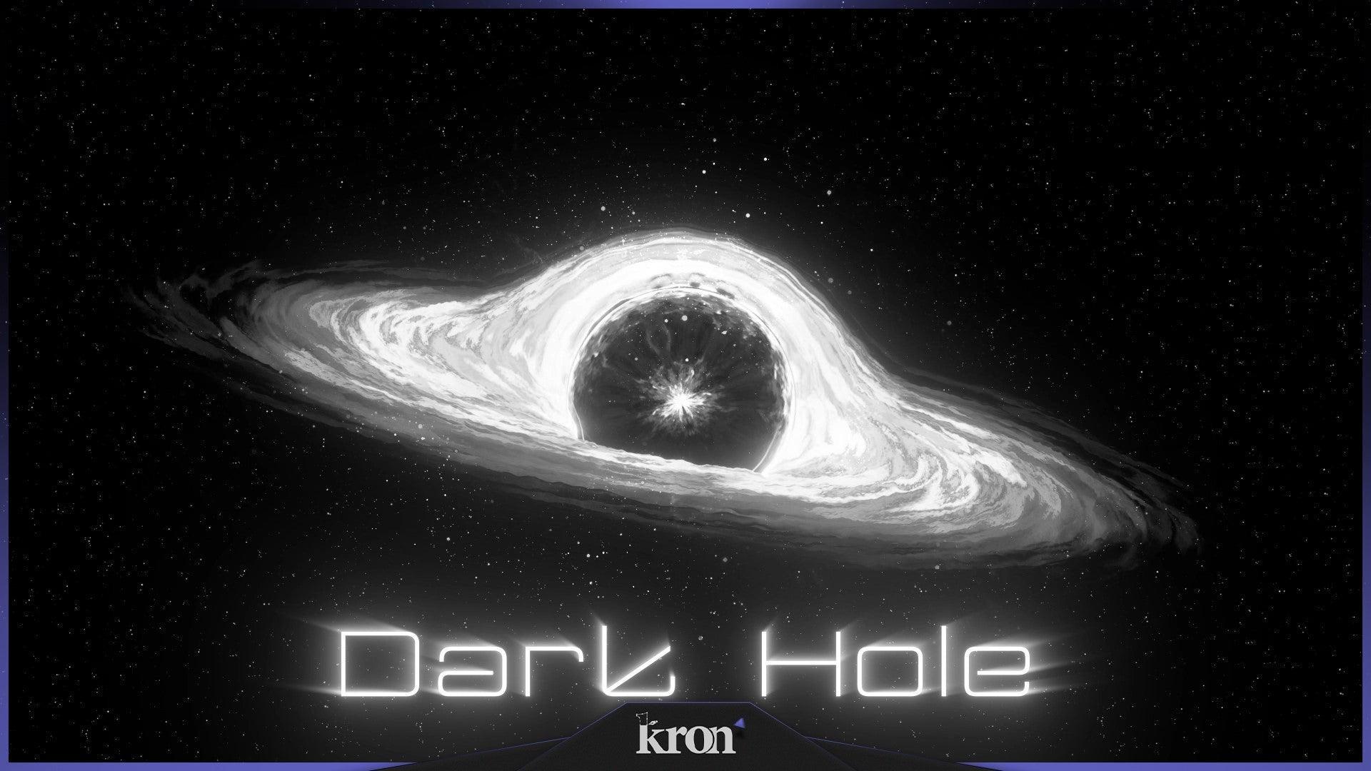 Dark Hole Stream Overlay for Twitch - Animated Black Hole Galaxy Cosmic Space Package with Alerts and Widgets | byKron