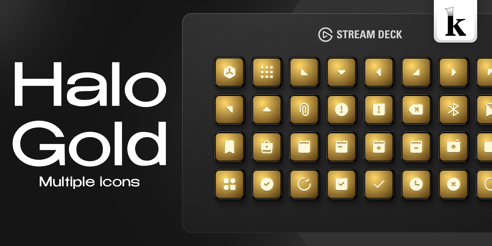 Halo Gold Icons
