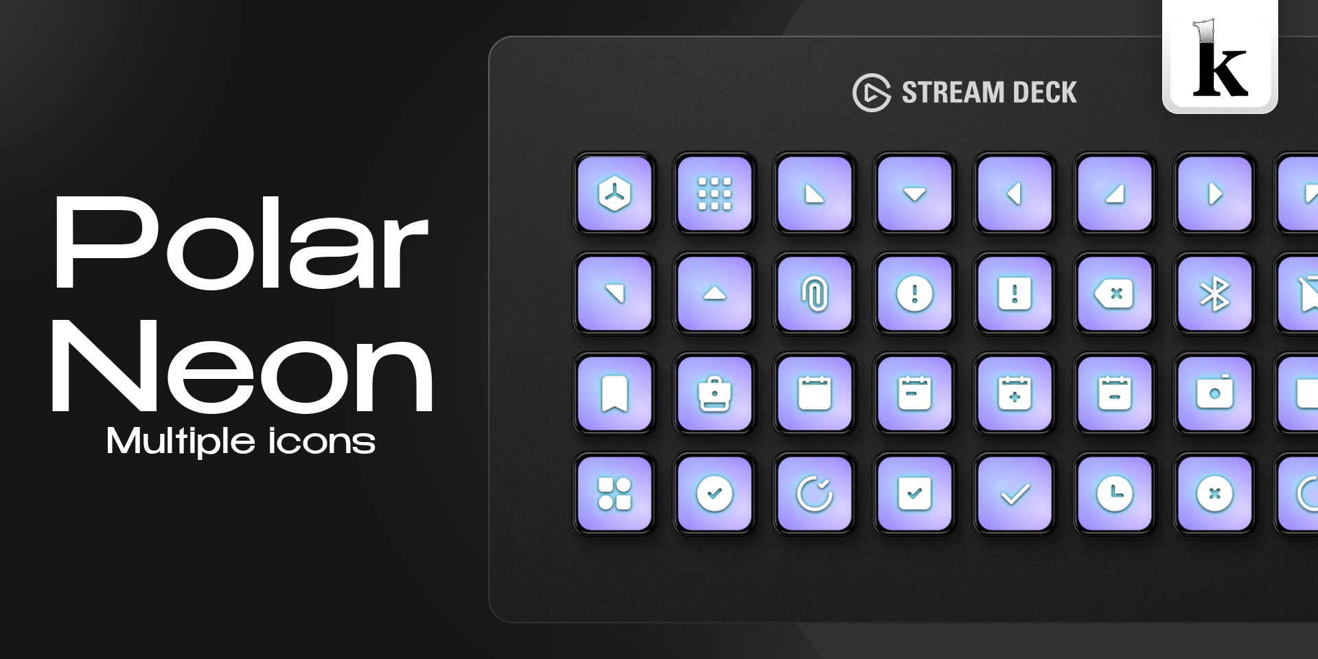 Polar Neon Icons