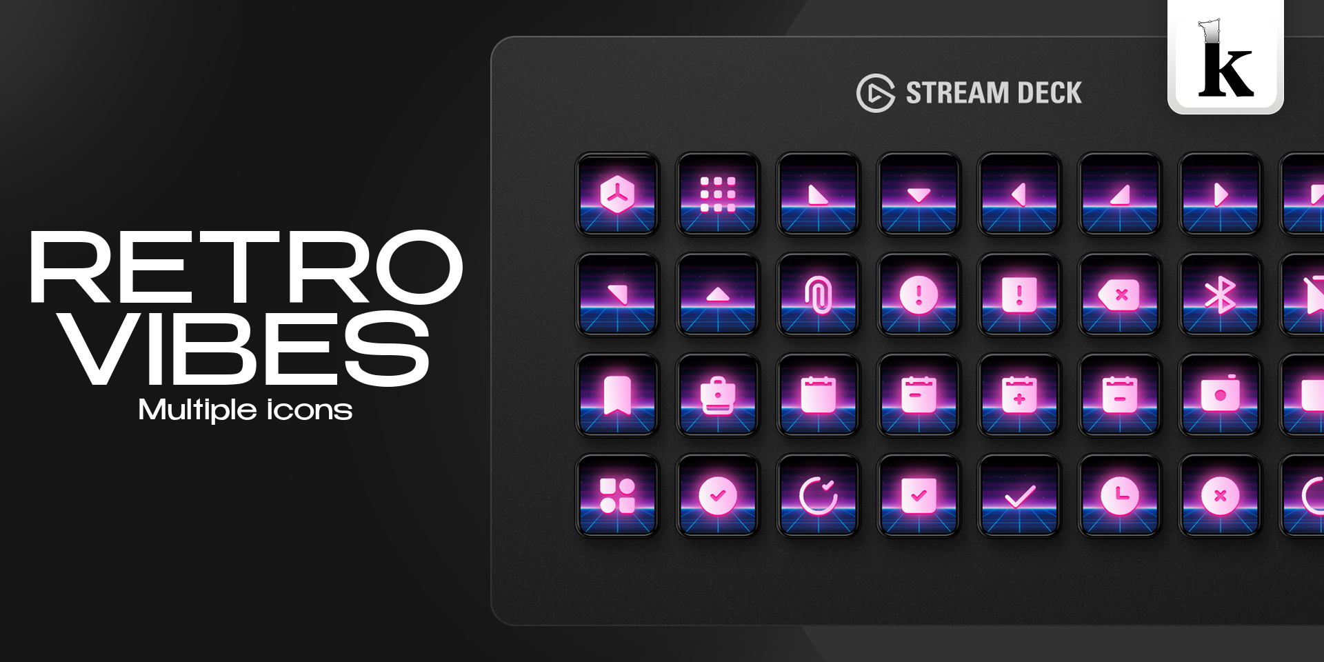 Retro Vibes Icons