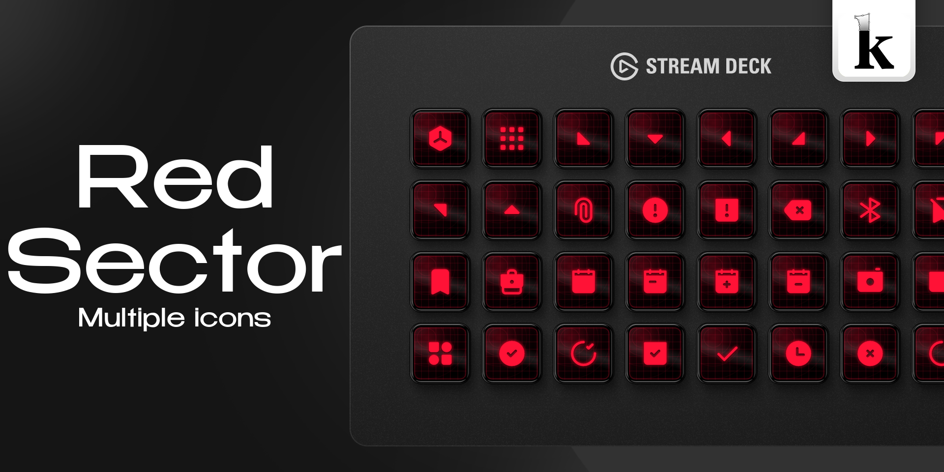 Red Sector Icons