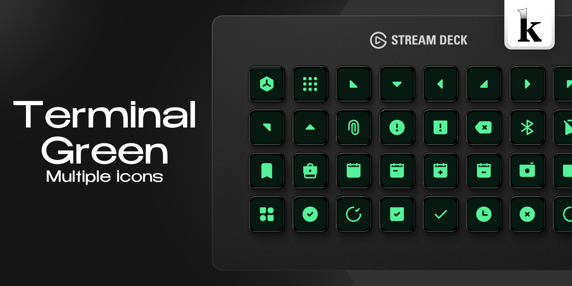 Terminal Green Icons