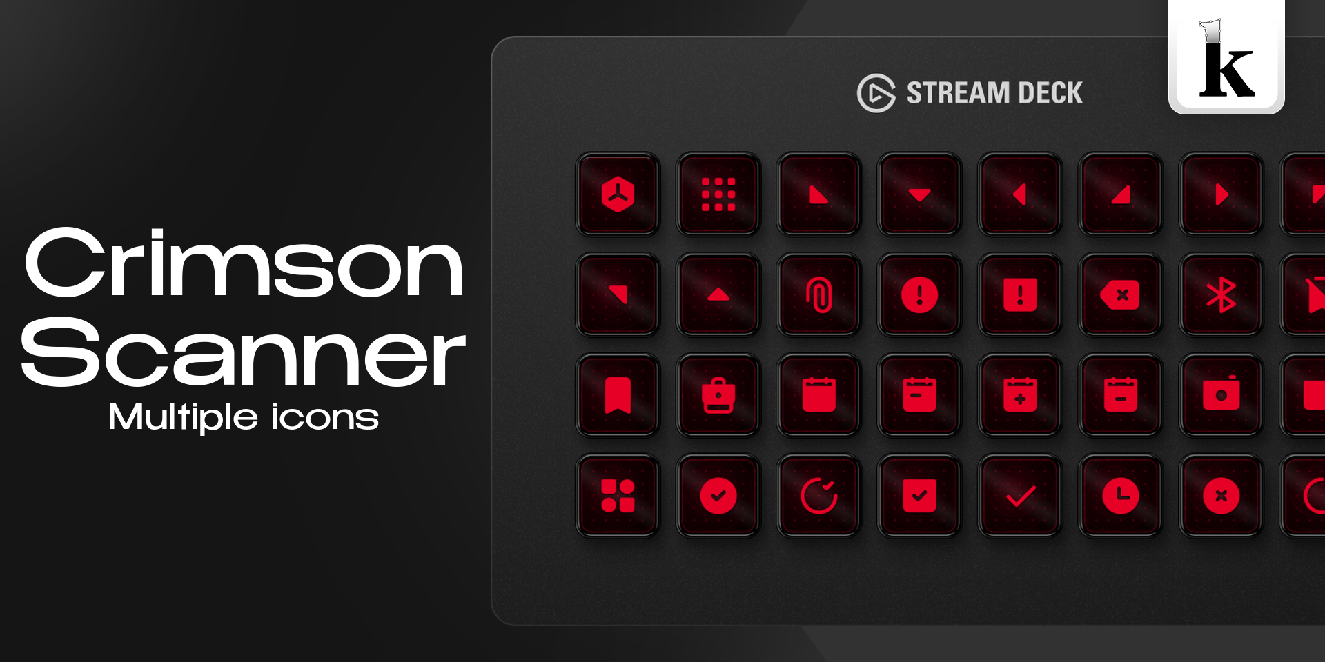 Crimson Scanner Icons