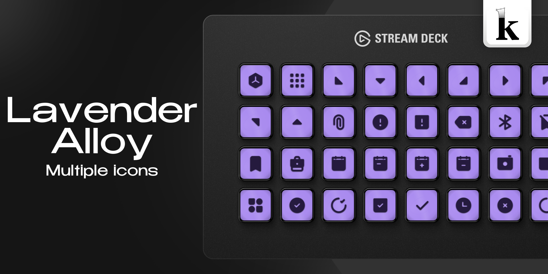 Lavender Alloy Icons