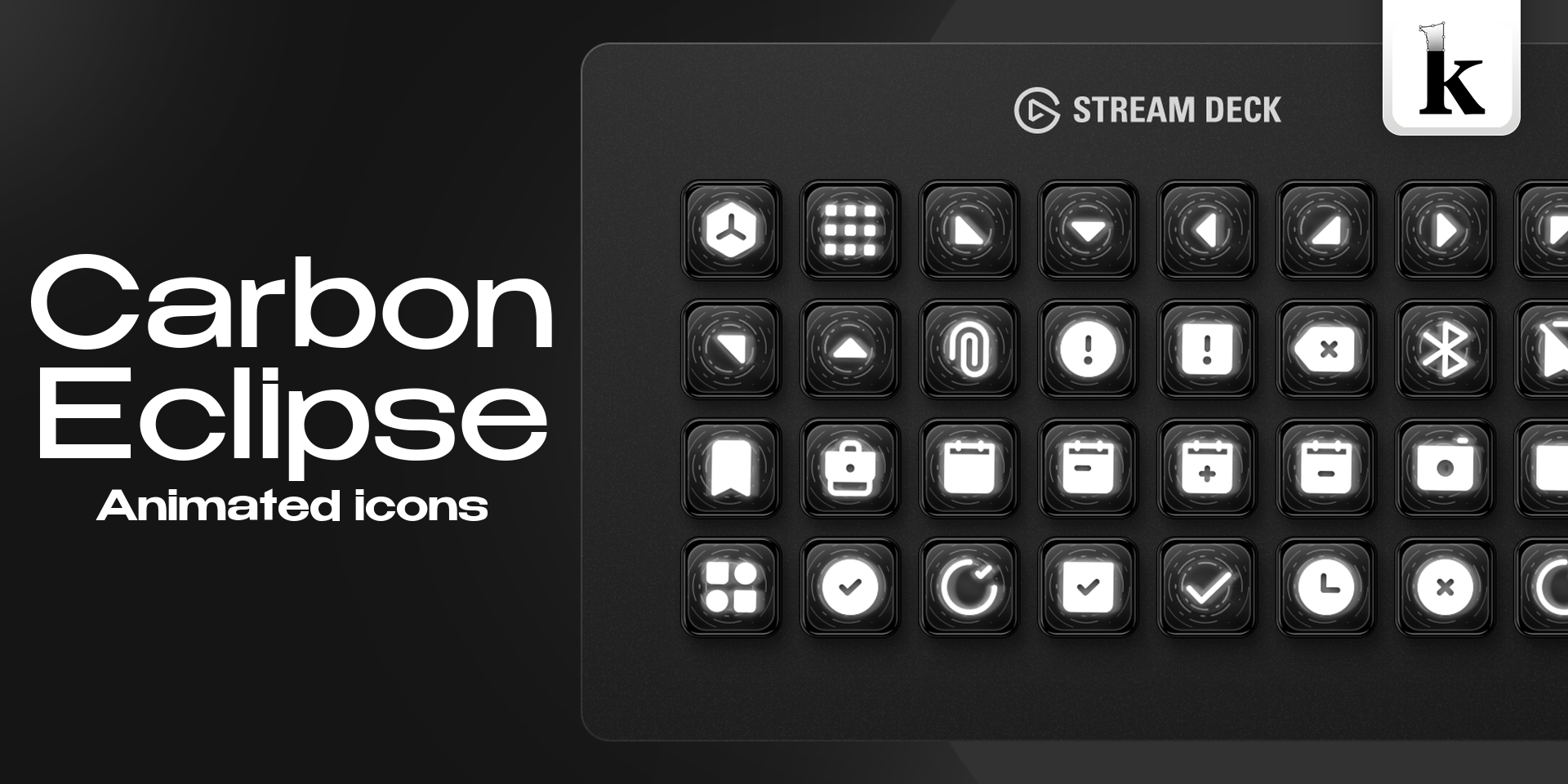 Carbon Eclipse Icons
