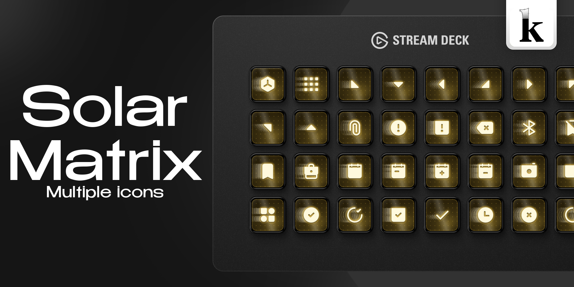 Solar Matrix Icons