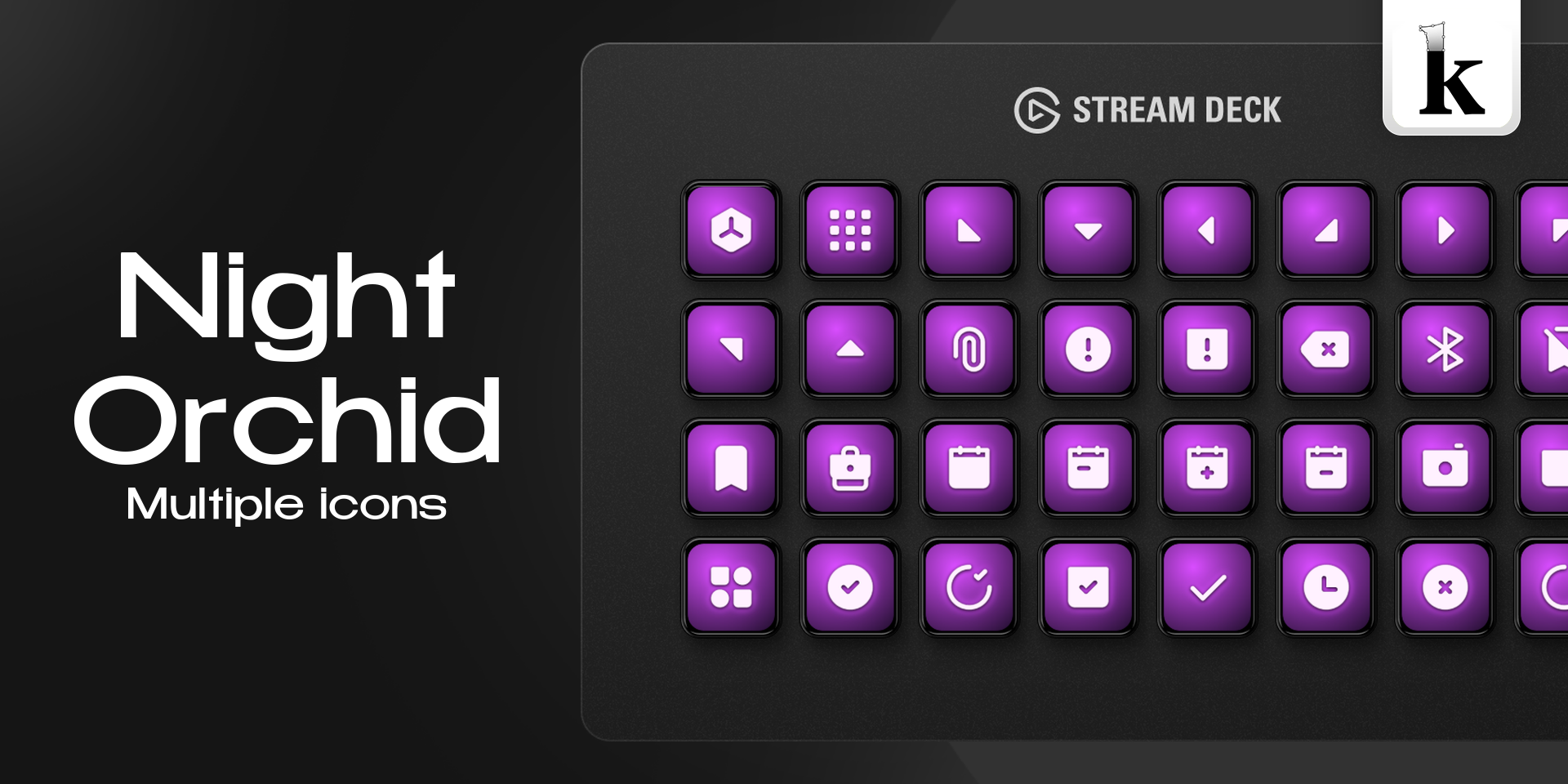 Night Orchid Icons