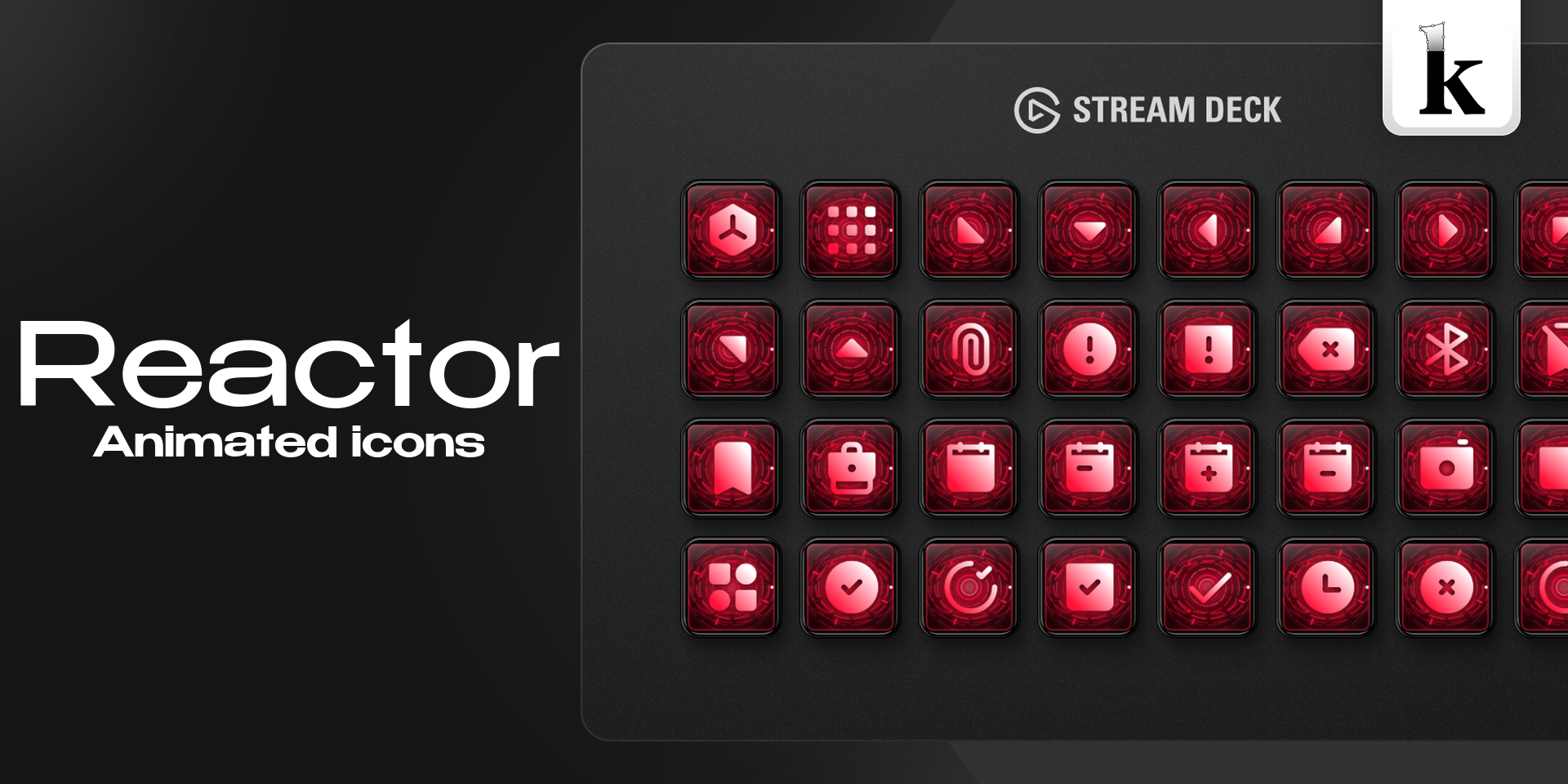 Reactor Icons