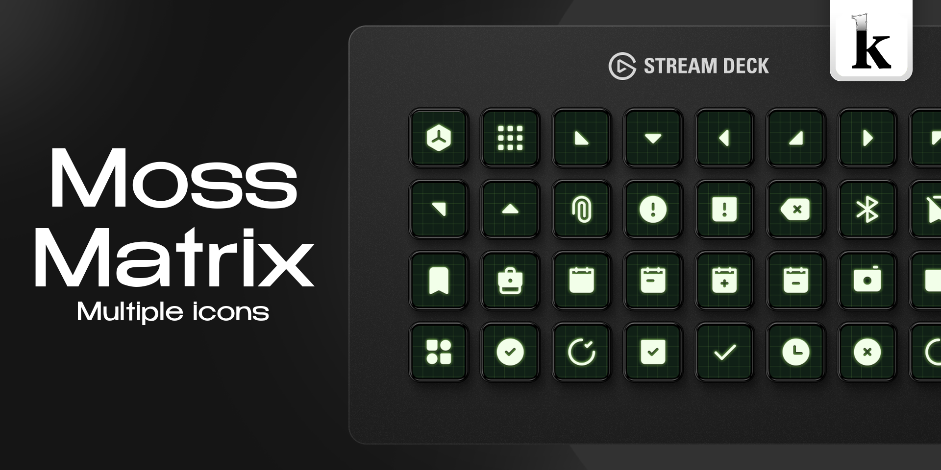 Moss Matrix Icons