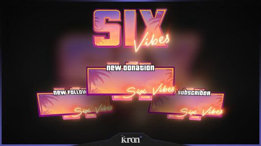 GTA VI - Six Vibes Alertas Animados