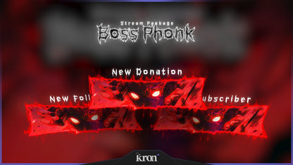 Boss Phonk Alertas Animados