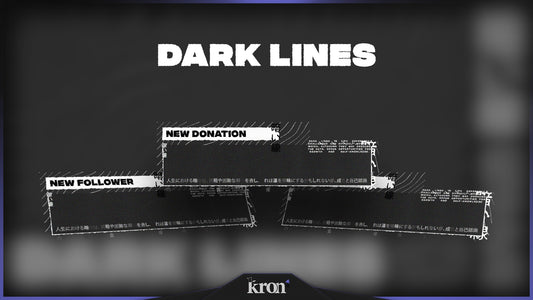 Dark Lines Alertas Animados