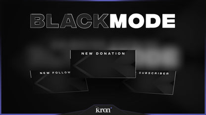 Black Mode Alertas Animados